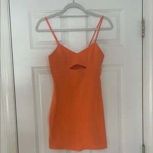 BB Dakota by Steve Madden Vibrant Orange Knitwear Mini Dress
